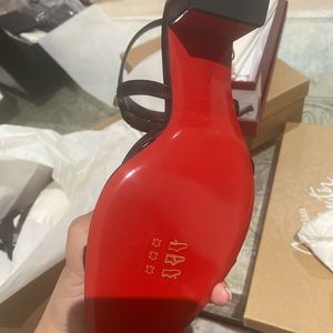 Brand New Christian Louboutin Chunk Sandal.